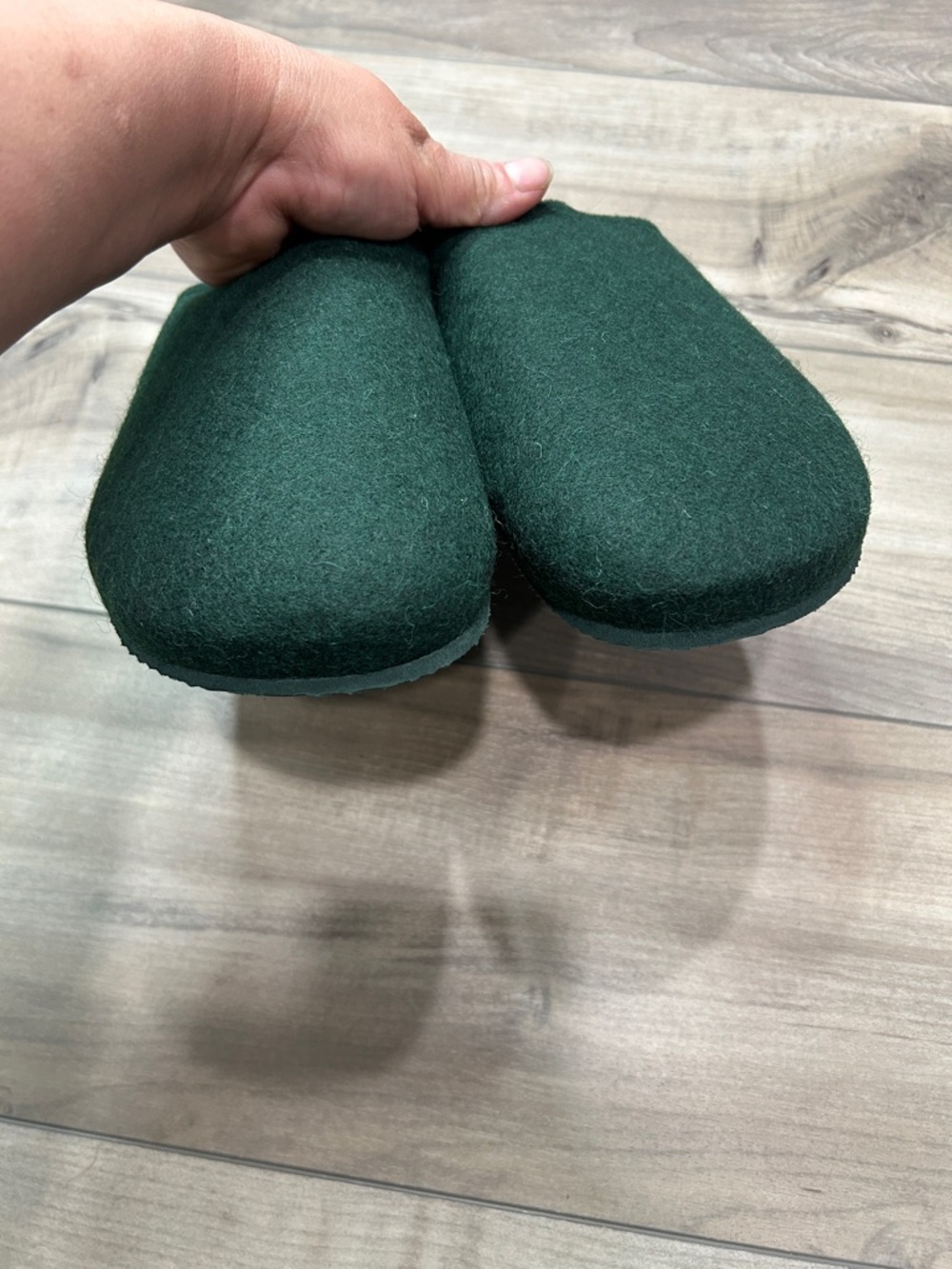 Fulton House Slippers Forest Green Woman Sz 10 - Picture 8 of 10
